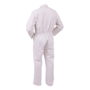 Cotton overall, white